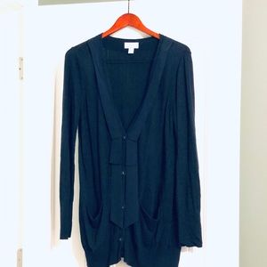 Navy Loft Cardigan: Size Large